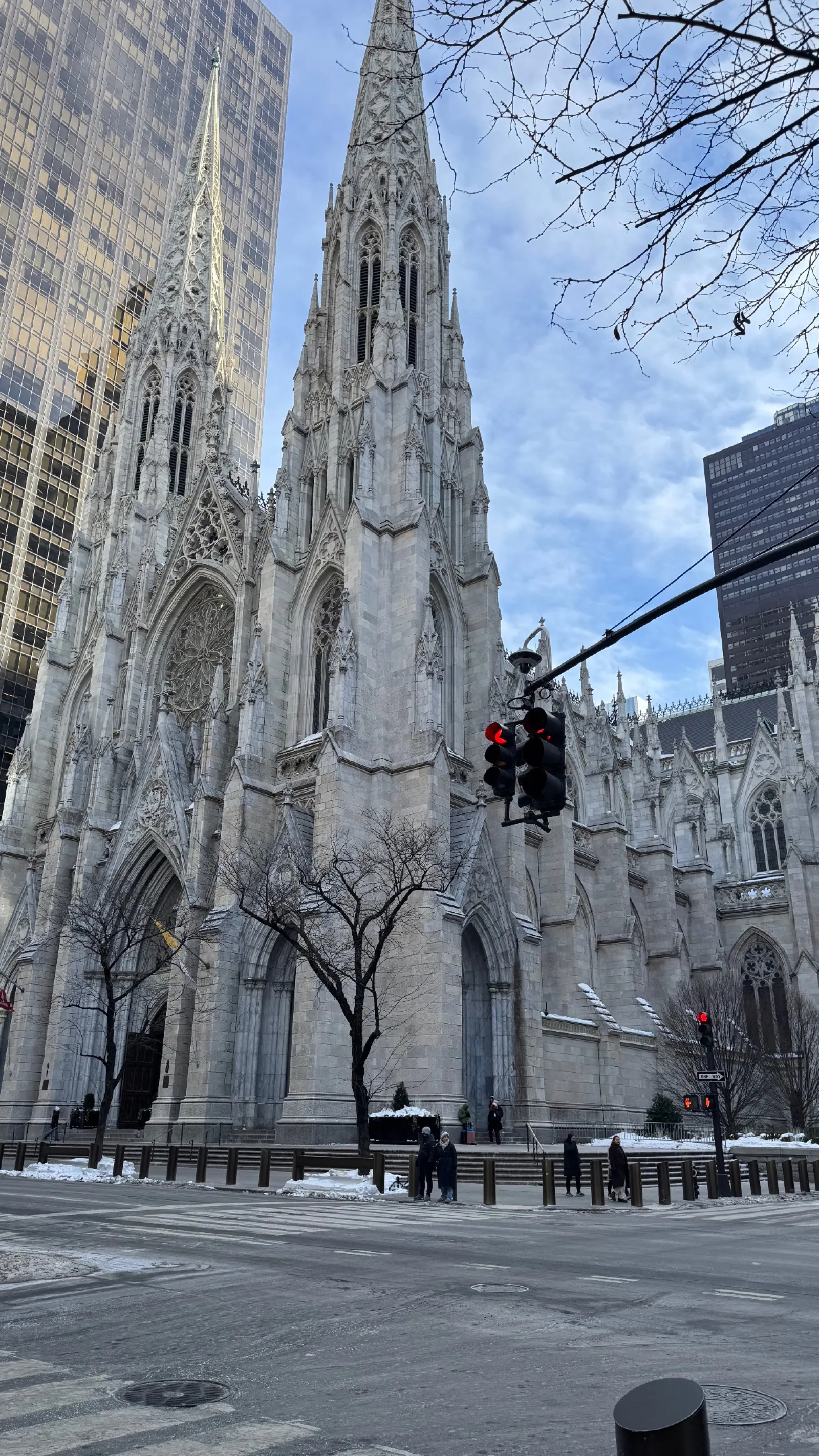 The exterior of St Patrick's Cathedral
